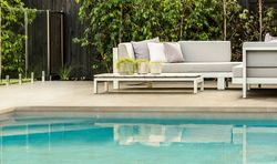 Caixa de degraus em porcelana antiderrapante bege Redstone 33x33 cm 4 peças Keros