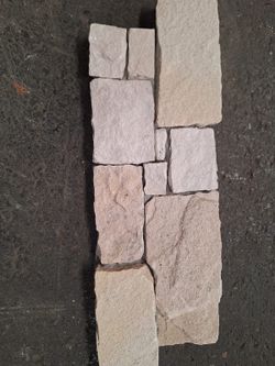 Scatola in pietra naturale medievale bianca 0,33 m2 Piedras de Galicia