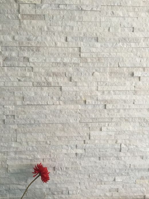 Vormontierte Natursteinbox Polar White Linear 0,48 m2 Piedras de Galicia