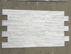 Caja Piedra natural premontada Lineal Blanco Polar 0,48m2 Piedras de Galicia