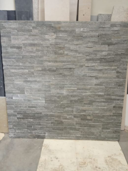 Caixa Pedra natural premuntada Lineal Gris 0,48m2 Pedres de Galícia