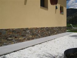 Vormontierte Steinbox Wandbild Eco Multicolor 0,44m2 Piedras de Galicia