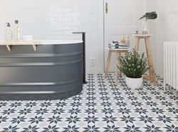 Porslinslåda 15x15 Fortenay Blue 0,50 M2 / kartong 22 Pissano Stycken