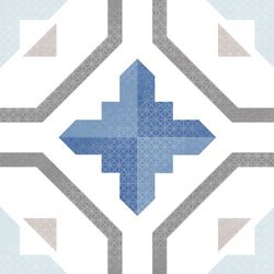 Caja Porcelánico 25x25 Prisma Blue 1,00m2 16 piezas Codicer