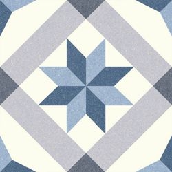 Caja Porcelanico 25x25 Riviera Menton Blue 1,00m2 16pzas Codicer
