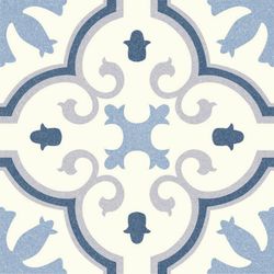 Caja Porcelanico 25x25 Riviera Montecarlo Blue 1,00m2 16pzas Codicer