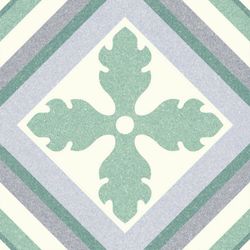 Caja Porcelánico 25x25 Riviera Saint Tropez Verde 1,00m2 16pzas Codicer