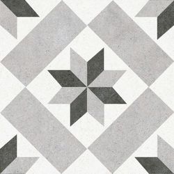 Porzellandose 25x25 Vintage Star Grey 1,00m2 16Stk Codicer