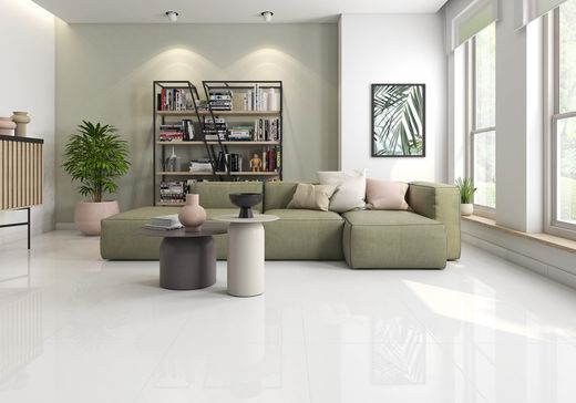 Porcelain Box 60x60 Ice Gloss 1,44 M2 / Box 4 Pcs