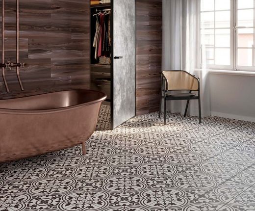 Κουτί πορσελάνης Antico μαύρο 60x60 1,4m2 4 τεμάχια Apavisa