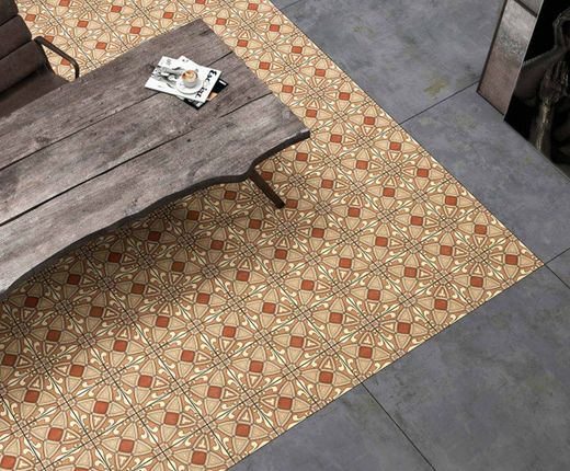 Porseleinen doos Berlin Bruin 60x60 1.4m2 4 stuks Apaisa