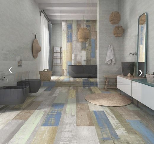 Chalkwood porslin låda väst 25X100 1,74m2 / låda - 7 delar Aparici låda