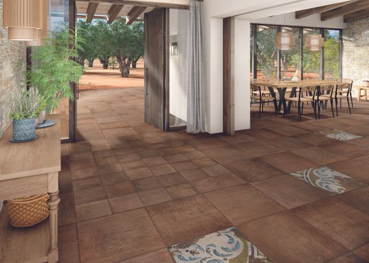 Coffret en porcelaine antidérapant Cottage Volcano 60x60 1,44 m² Natucer