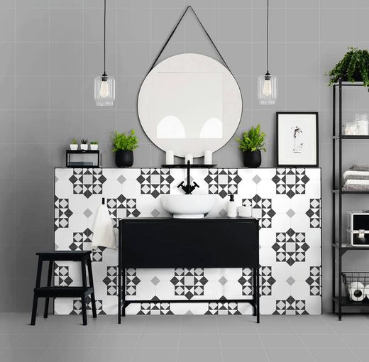 Caixa porcellànic Element acer 25x25 Keros