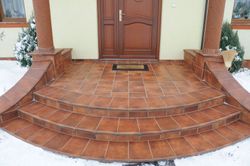 Box aus glasiertem Porzellan Classic Albany Teak Anti-Rutsch 25x25 1m2/Gres Aragón Box