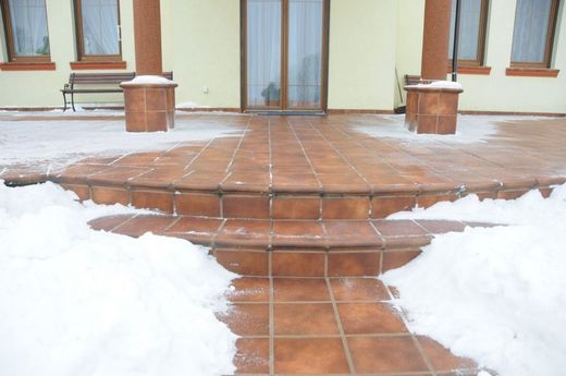 Scatola in porcellana smaltata classica Albany teak Antiscivolo 25x25 1m2/Gres Aragón Box