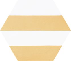 caja Porcelanico hexagonal 22x25 Porto Capri Yelow mate 1,04m2/caja Codicer
