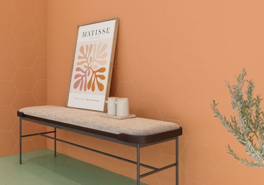 Εξάγωνο Κουτί Πορσελάνης 25x25 Basic Αντιλόπη 1.00m2 16 τεμάχια Codicer