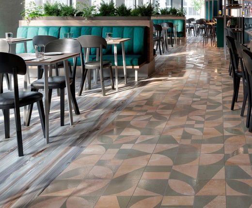 Hutton Grön porslinslåda 60x60 1,4m2 4 st Apavisa