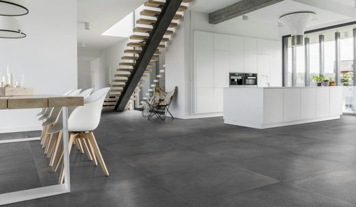 Caixa de Porcelana Retificada Londres Antracite 1,28m2 Keros