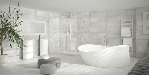 Caixa de Porcelana Retificada London Grey 1,28m2 Keros