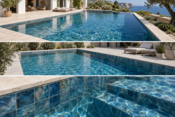 Pudełko porcelanowe Bali Ocean Blue Glossy 15x15 0,72m2/Gres Aragón Box