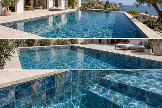 Pudełko porcelanowe Bali Ocean Blue Glossy 15x15 0,72m2/Gres Aragón Box