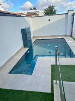 Porslinslåda Ocean Grön Grå Glans 15x15 0,72m2/Låda Gres Aragón