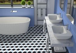 Rainbow μπλε πορσελάνη κουτί 15x15 0,5m2 / κουτί 22 κομμάτια / κιβώτιο