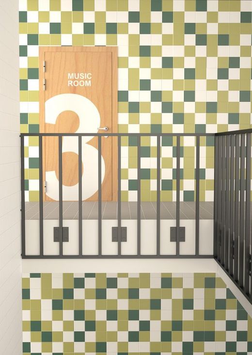 Scatola di porcellana verde arcobaleno 15x15 0,5m2 / scatola 22 pezzi / scatola