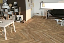 Ανακαθαρισμένο Κουτί Πορσελάνης 1316 Καρυδιά 25X129,5 3 Τεμάχια / Κουτί 0,97 M2 Porcelanite