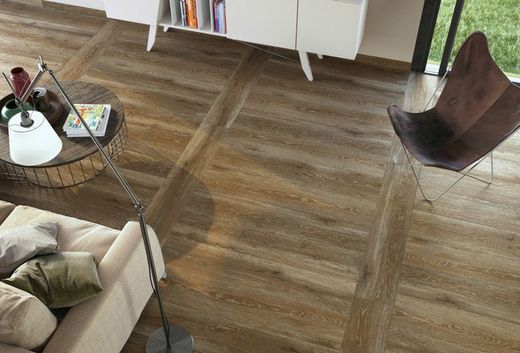 Ανακαθαρισμένο Πορσελάνινο Κουτί 1316 Wengue 25X129.5 3 Τεμάχια / κουτί 0.97m2 Porcelanite