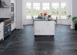 Rektifierad porslinslåda Svart Aquarela Apavisa