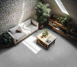 Κουτί από πορσελάνη με ραφές Ferrara Γκρι 80x80 εκ. 1,28μ2 keros