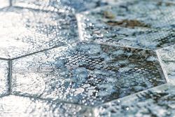 Διόρθωση Εξαγωνικό Κουτί Πορσελάνης 25x29 Μπλε Inedita 17 Τεμάχια 0,93m2 Apavisa