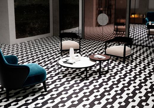 Gerectificeerd Porseleinen Doos Zeshoekig 25x29 White Cube 17 Stuks 0,93m2 Apavisa