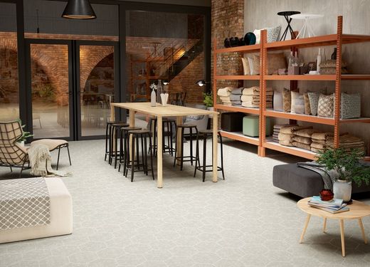 Διορθωμένο εξαγωνικό κουτί από πορσελάνη 25x29 Λευκό Punto Croce 17 Τεμάχια 0,93m2 Apavisa