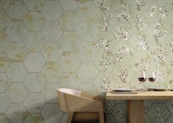 Διορθωμένο Εξαγωνικό κουτί από πορσελάνη 25x29 Green Mood 17 Τεμάχια 0,93m2 Apavisa