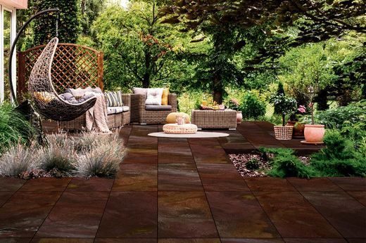 Rektifierad porslinslåda Röd Aquarela Apavisa