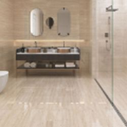 Caja Porcelanico Rectificado 60x120 Roma Beige Brillo 1,44m2 Magnifica