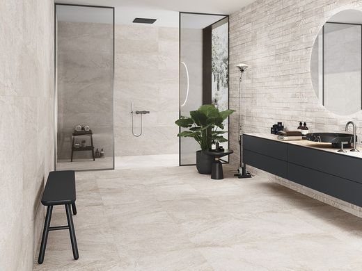 Doos van gerectificeerd porselein Yera Beige Metropol