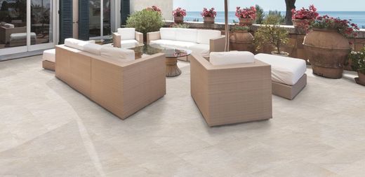 Pudełko porcelanowe antypoślizgowe Redstone Beżowe 33x60 cm 1,26m2 Keros