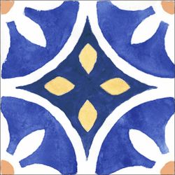 Caja Porcelánico 25x25 Santorini Blue 1,00m2 16 piezas Codicer