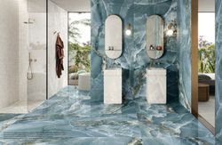 Porslinslåda Tele Di Marmo Onyx Grön Emil