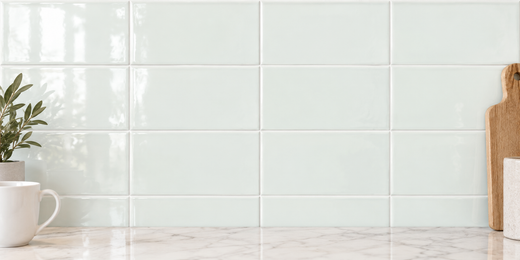 Tile box Alboran aqua gloss 7.5x15 0.5m2 / box 44 pieces / box