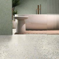 Trendig grön naturporslinslåda 59,55x59,55cm 1,41m2 Aparici