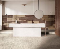 Trendig låda i elfenbensfärgat porslin 59,55x59,55cm 1,41m2 Aparici