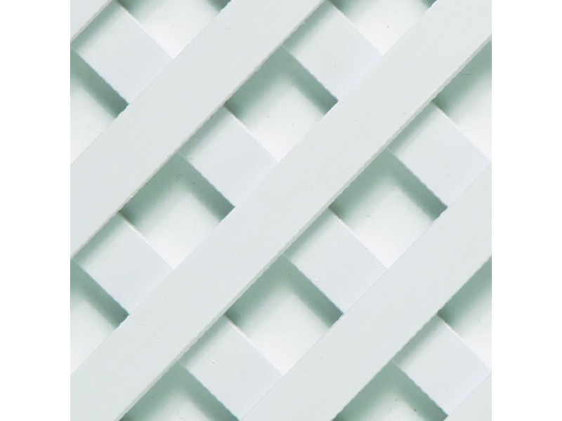 Celosías fijas de PVC Blanco Catral — Azulejossola