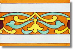 Cenefa 15x20 cm CA 14  Ceramica Lantiga