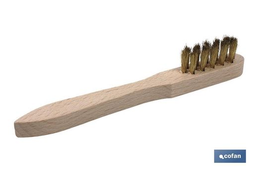 Brosse à bougie en acier en laiton, rangées-3